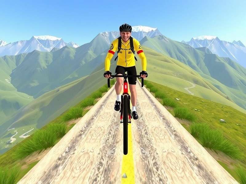 Cycling India Tour Game Screenshot